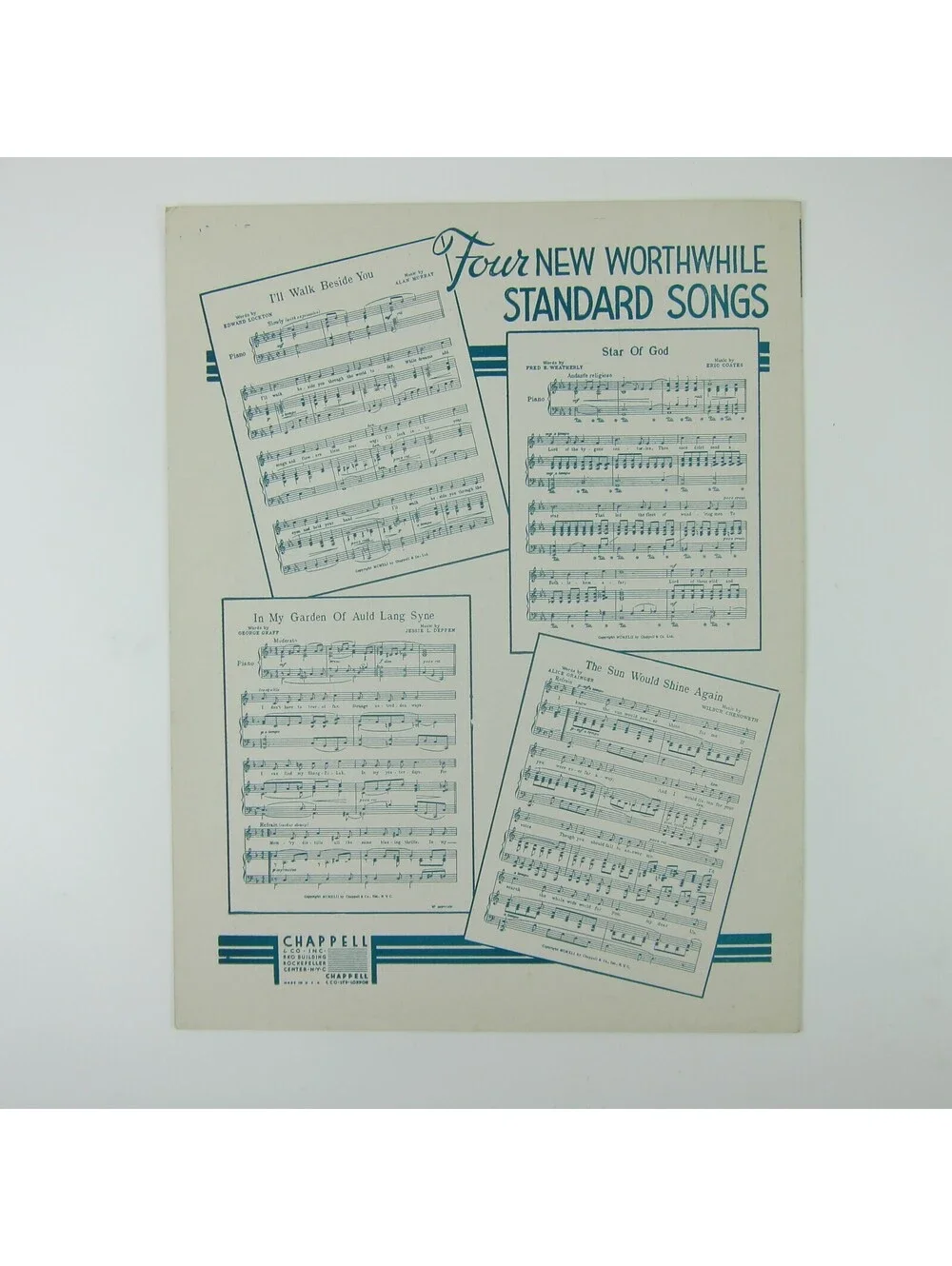 Sheet Music Since You Went Away Shirley Temple Claudette Colbert Vintage 1944